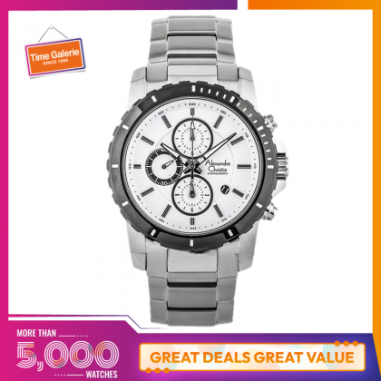 Alexandre Christie Quartz Chronograph AC6141MCBTBSL Mens Watch